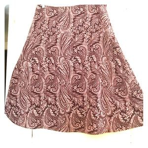 New York and Company A line skirt